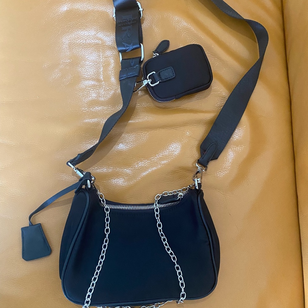 Black Chain Strap Women's Bag